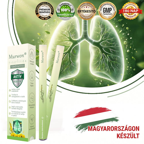 🇭🇺 Kiváló minőségű magyar termék, hazai szállítással ❤️ Murwon® gyógynövényes tüdőtisztító párologtató 🥐(👨‍⚕️ Hatékony segítség: köhögés, torokgyulladás, légszomj, váladékképződés, orrdugulás, hörghurut, allergiás tünetek és tüdőpanaszok esetén)