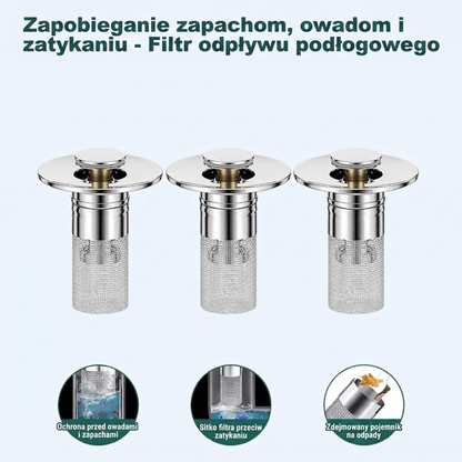 👑Ostatni dzień promocji – 49% taniej👑Otwierany sitko do odpływu zlewu – 🛀Usuwa nieprzyjemne zapachy i zapobiega zatkaniu