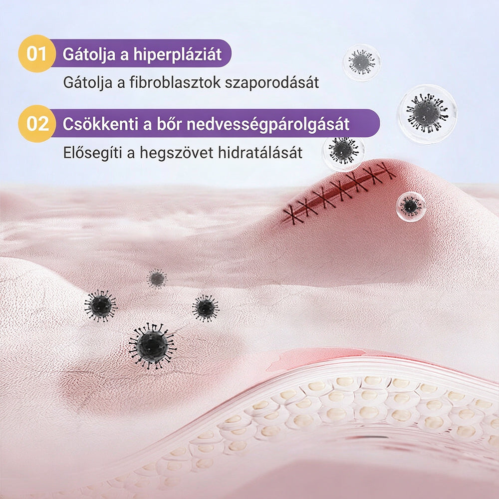 Vitalisys® Hyaluronsavas Nanomikrotű-hegjavító Tapasz🍇