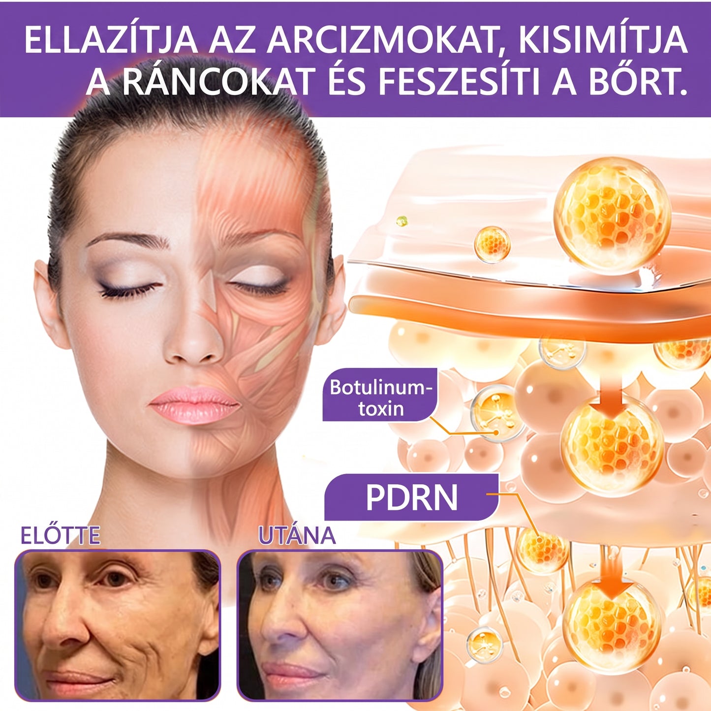 Vitalisys®🎉 PDRN Multi-Peptide Masszírozó Testgörgő Krém – Anti-aging, hidratáló, bőr megerősítő és emelő hatású, bőrápoló, egyenletes színű, pattanások és sötét foltok kezelése, szemölcsök és anyajegyek eltávolítása, valamint pikkelysömör enyhítése.