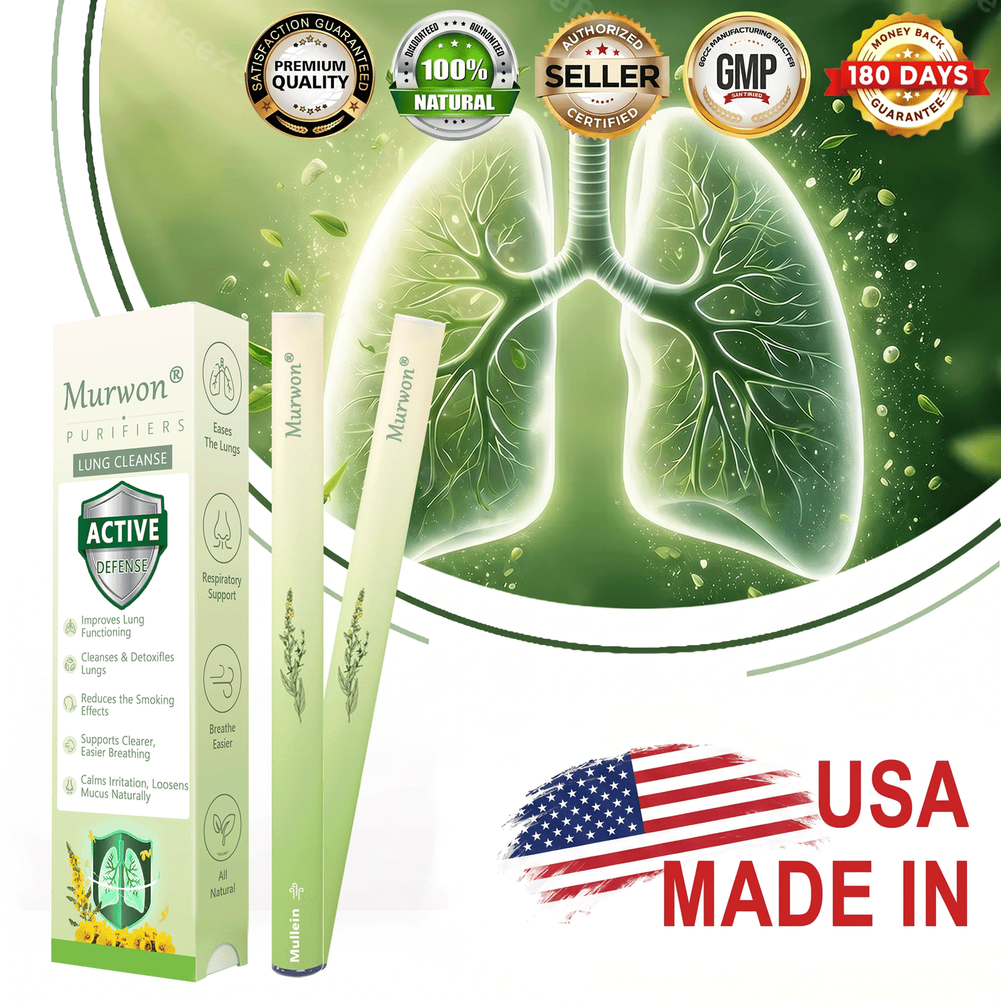 🇺🇸 𝐏𝐫𝐨𝐮𝐝𝐥𝐲 𝐌𝐚𝐝𝐞 & 𝐒𝐡𝐢𝐩𝐩𝐞𝐝 𝐢𝐧 𝐭𝐡𝐞 𝐔𝐒A✨𝐌𝐮𝐫𝐰𝒐𝒏® 𝐁𝐨𝐭𝐚𝐧𝐢𝐜𝐚𝐥 𝐌𝐮𝐥𝐥𝐞𝐢𝐧 𝐋𝐮𝐧𝐠 𝐂𝐥𝐞𝐚𝐧𝐬𝐞 𝐃𝐢𝐟𝐟𝐮𝐬𝐞𝐫🔥(👨‍⚕️Cough, Pharyngitis, shortness of breath, sputum, stuffy nose, bronchitis, bronchitis, allergy symptoms, lung discomfort)1💕