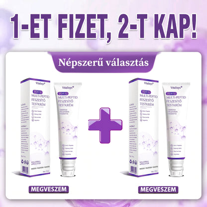 Vitalisys®🎉 PDRN Multi-Peptide Masszírozó Testgörgő Krém – Anti-aging, hidratáló, bőr megerősítő és emelő hatású, bőrápoló, egyenletes színű, pattanások és sötét foltok kezelése, szemölcsök és anyajegyek eltávolítása, valamint pikkelysömör enyhítése.