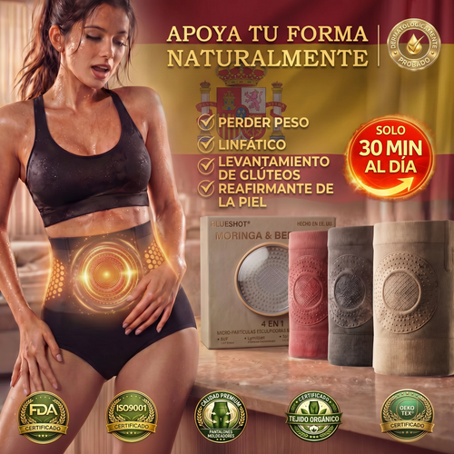 Tienda Oficial de la Marca🫐 BLUESHOT® 2026 – Pantalones Cortos 4 en 1 con Micro-Partículas de Moringa & Berberina para Moldear y Quemar Grasa